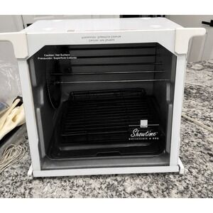 Ronco Showtime Rotisserie & BBQ Oven 4000 Full Sz  VTG + Access. TESTED  Works